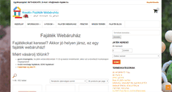 Desktop Screenshot of kreativ-fajatek.hu